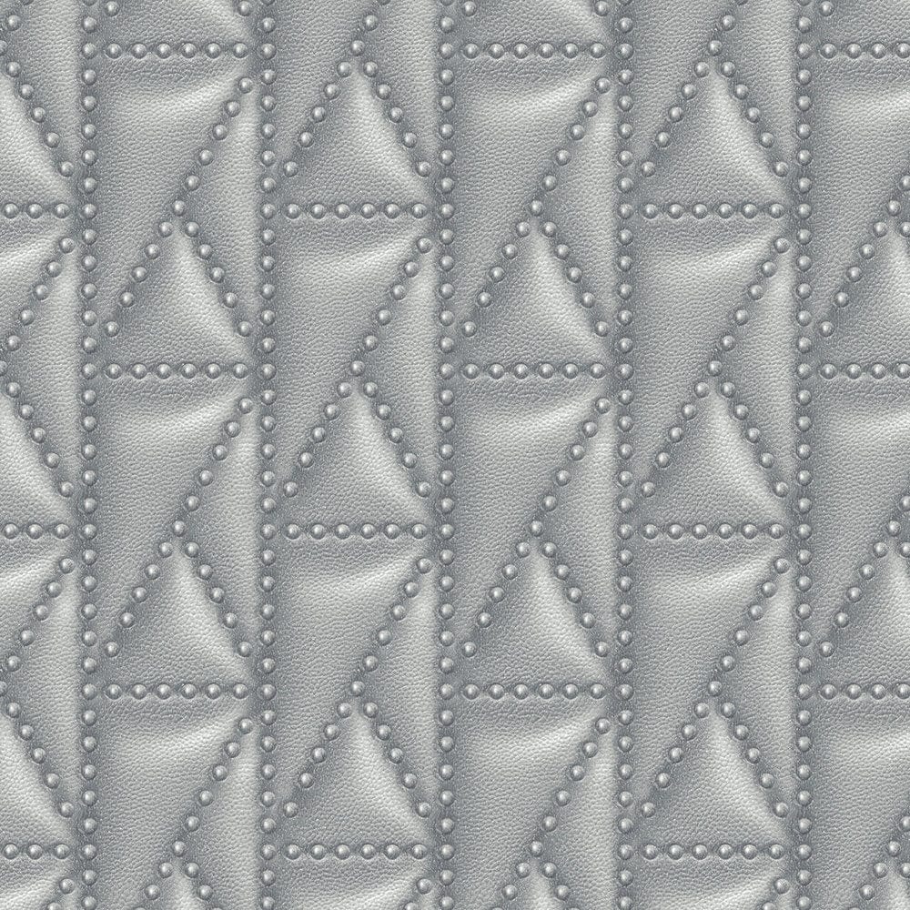 Pelēkas tapetes Karl Lagerfeld ar Quilt Bag dizainu 378443 AS Creation