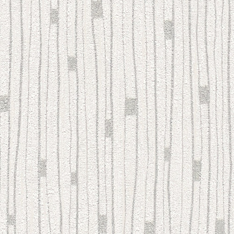 Retro wallpapers in the 50th style with a liner pattern in white, 1366175 AS Creation