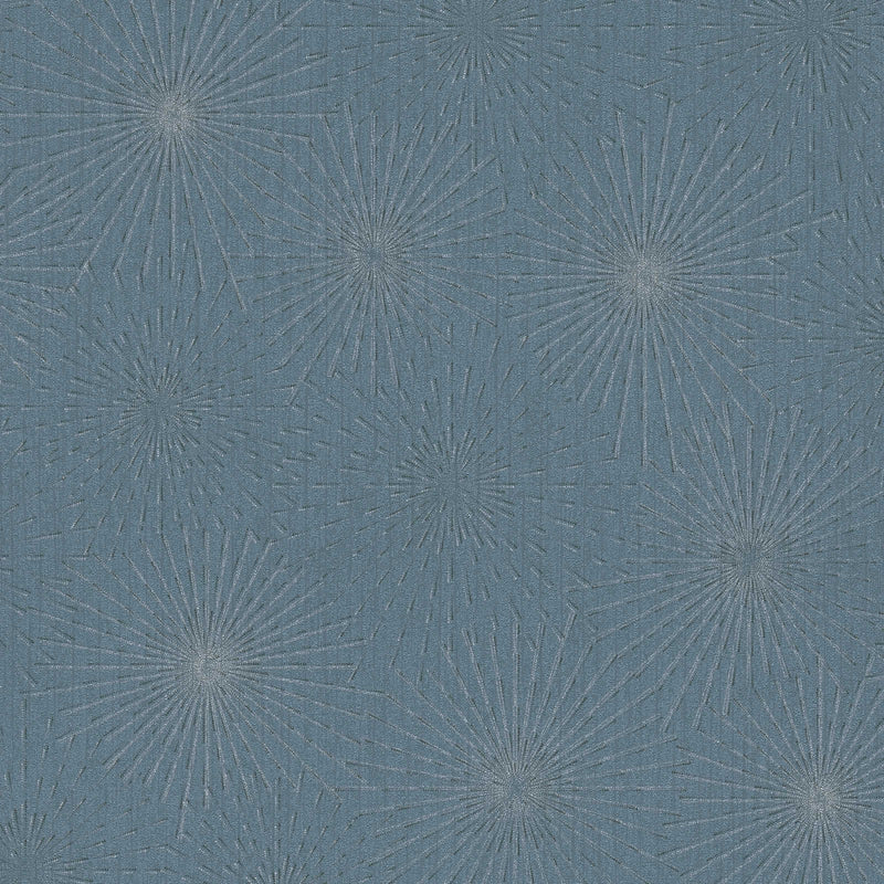Retro tapetes, zvaigžņu motīvs zilā krāsā 1366126 AS Creation