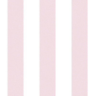 Striped wallpaper for nursery in soft pink 1351052 Without PVC