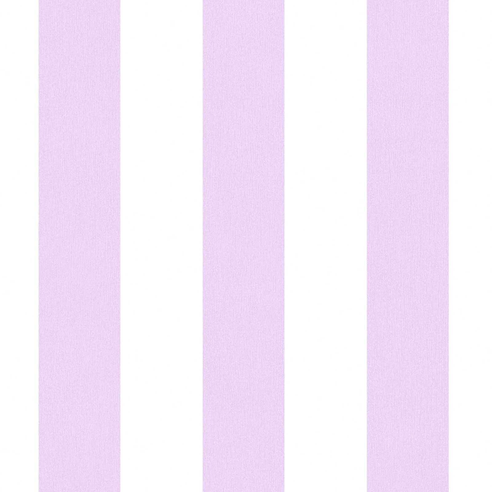 Strīpainas tapetes bērnistabai rozā krāsā, 381481, Bez PVC 🌿 AS Creation