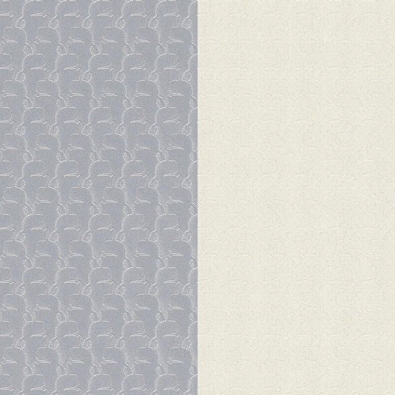 Strīpainas tapetes Karl LAGERFELD krēmā un pelēkā krāsā, 1343173 AS Creation
