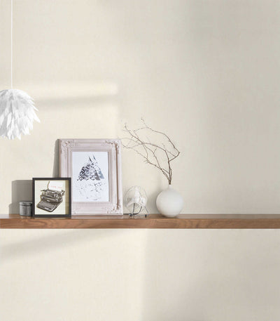Cream wallpapers with linen texture AS 377037 AS Creation