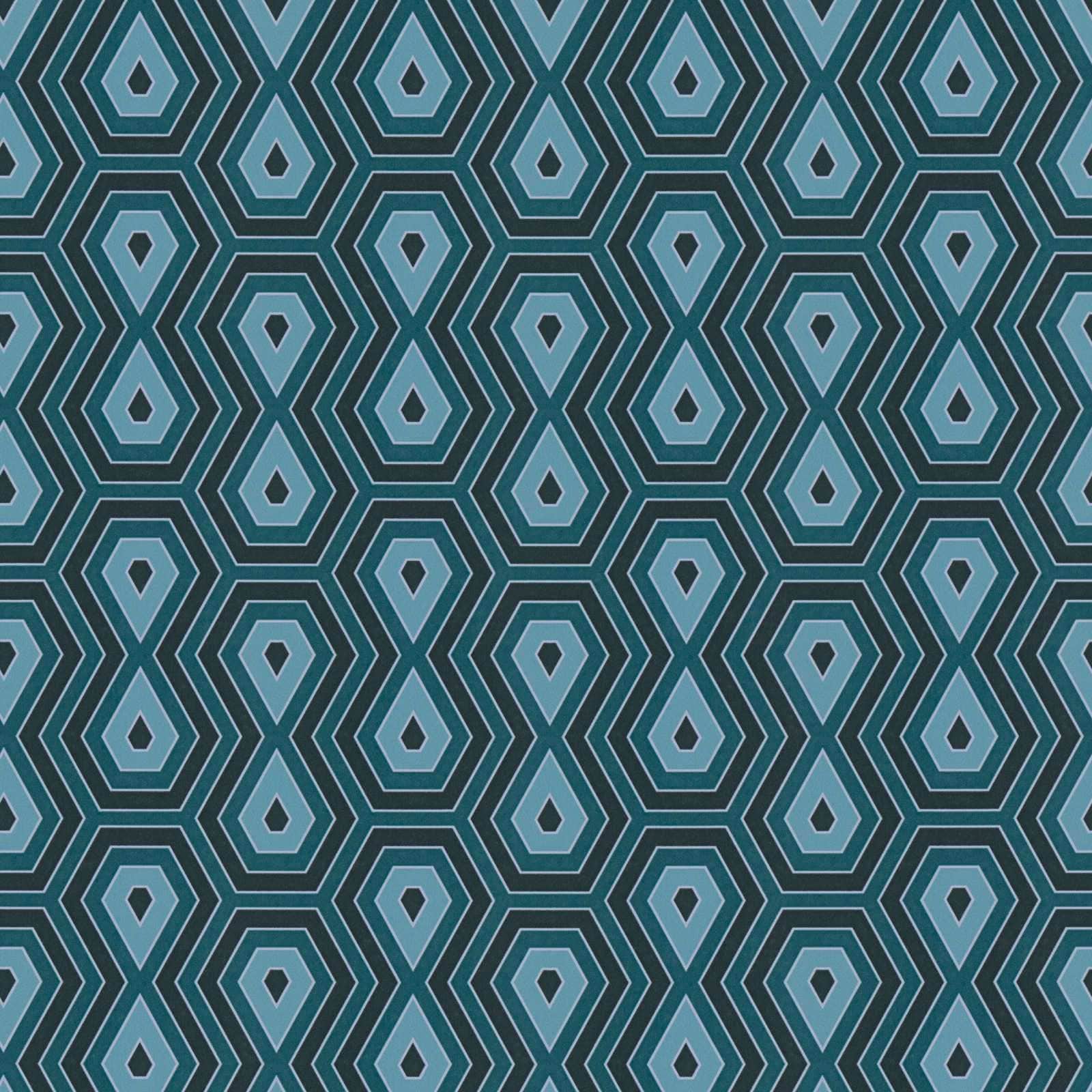 Tapetes ar retro stila dizainu un rombveida rakstu AS 377072 AS Creation