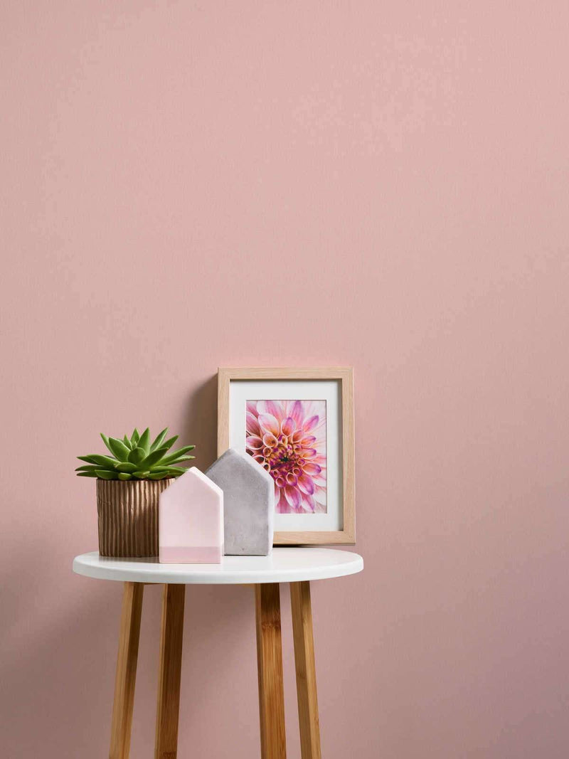 Wallpaper in gentle pastel shade with linen texture AS 377487 AS Creation