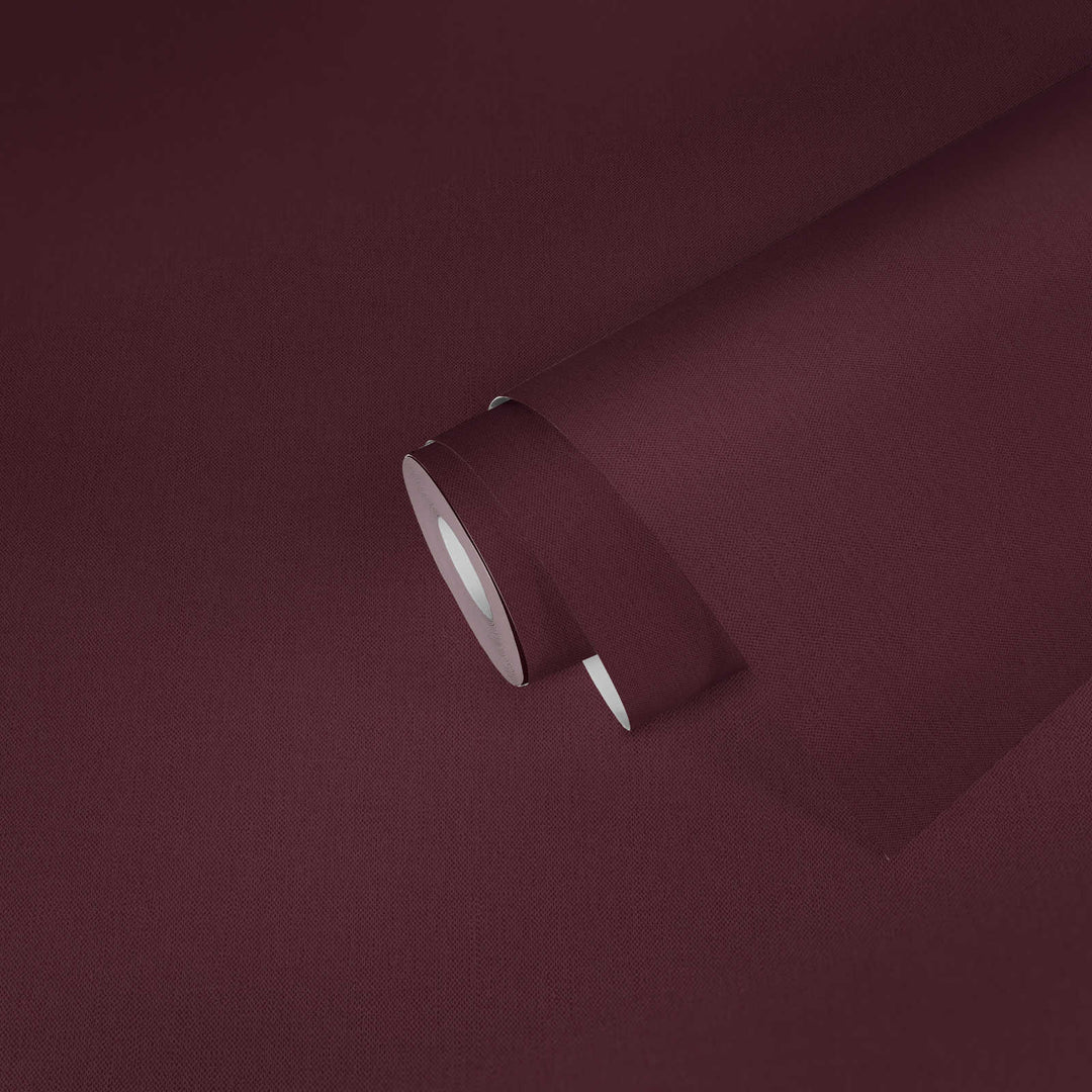 Tapetes Bordo sarkanā krāsā ar lina tekstūru AS 377496 AS Creation