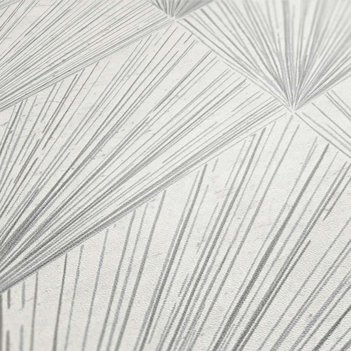 Tapetes ar ģeometriskam figūram pelēkā krāsā AS 378641 AS Creation
