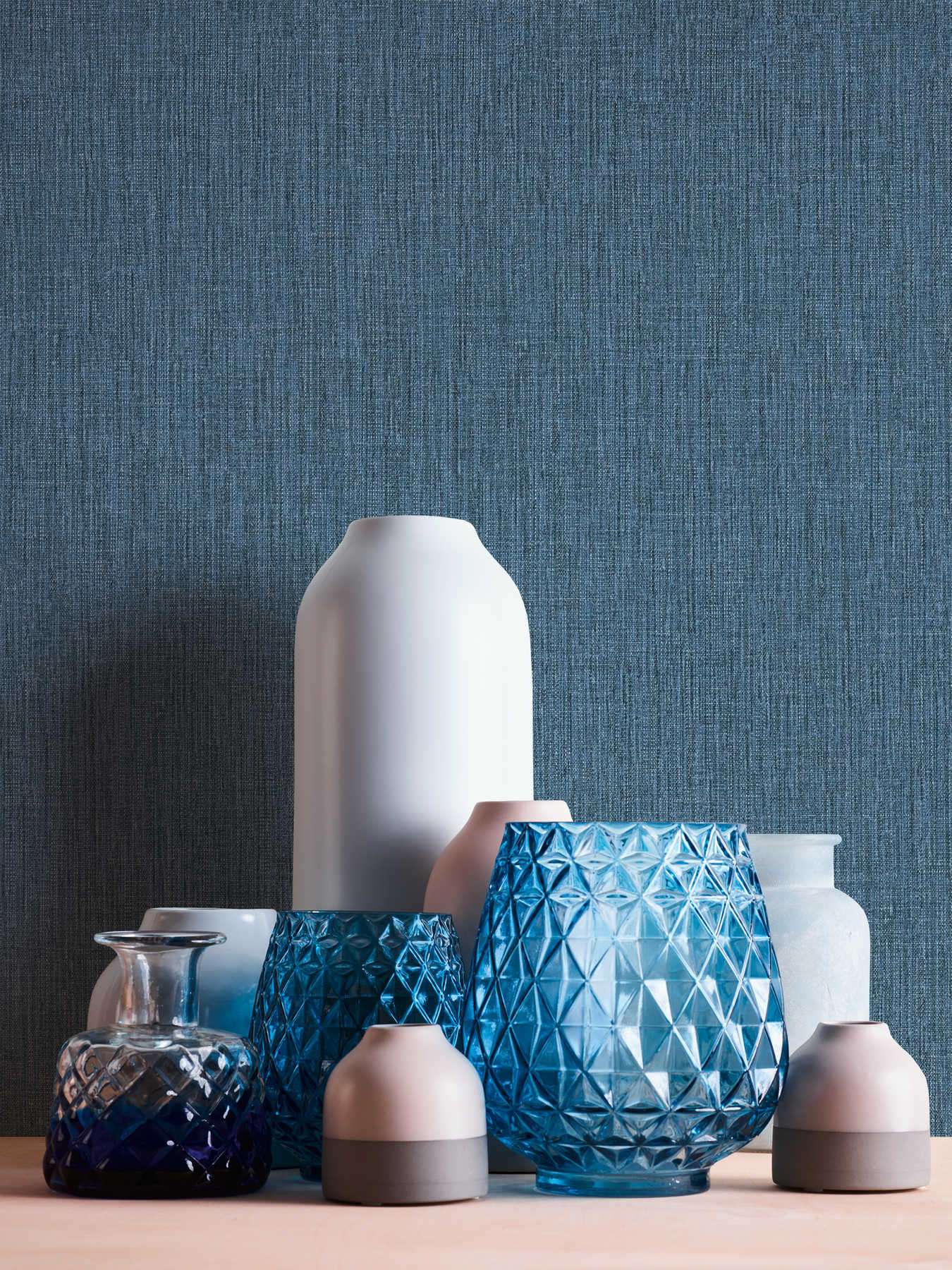 Tapetes ar Tone-on-tone rakstu zilā krāsā AS 379521 AS Creation