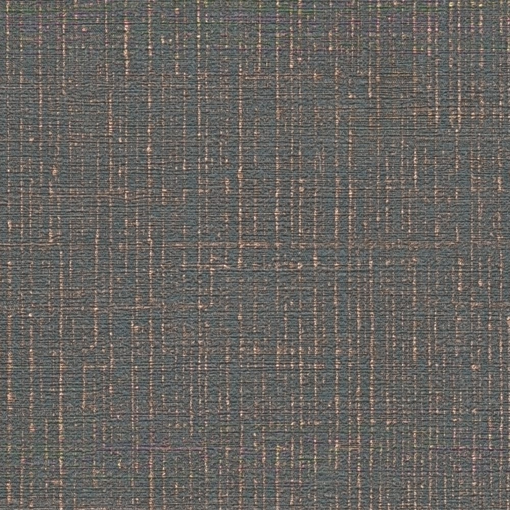 Tapetes antracīta krāsā ar lina struktūru - melnā krāsā, 386941 AS Creation