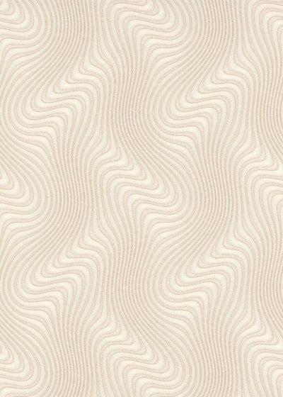 Tapetes ar abstraktu viļņu motīvu bēšā krāsā, 3675512 Erismann