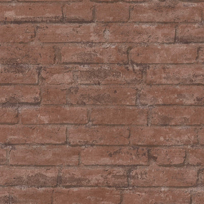 Tapetes ar akmens rakstu industriālā dizainā brūna krāsā, 1341200 AS Creation