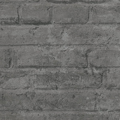 Tapetes ar akmens rakstu industriālā dizainā pelēkā krāsā, 1341204 AS Creation
