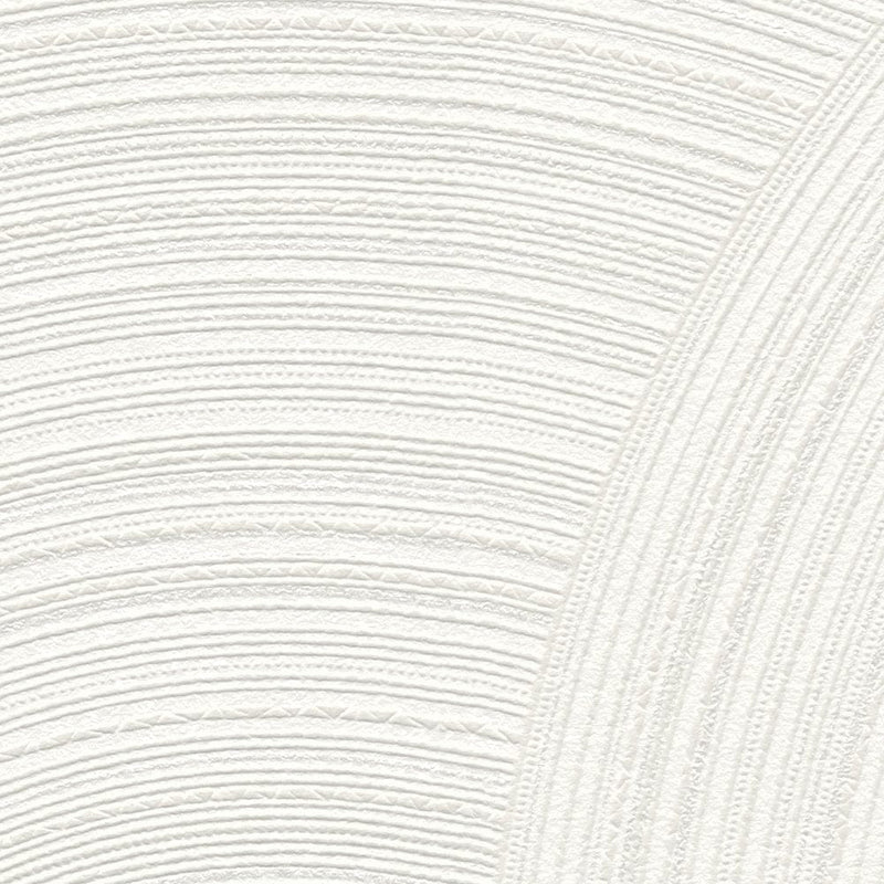Tapetes ar apļiem un teksturētu virsmu baltā krāsā, 1363621 AS Creation