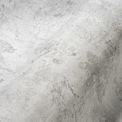 Wallpaper with plaster appearance and texture in gray shades, 1366210 AS Creation