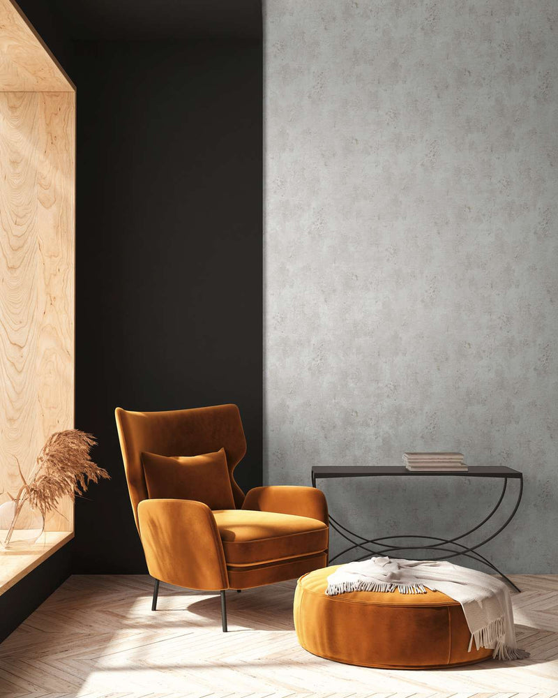 Wallpaper with plaster appearance and texture in warm gray shades, 1366207 AS Creation