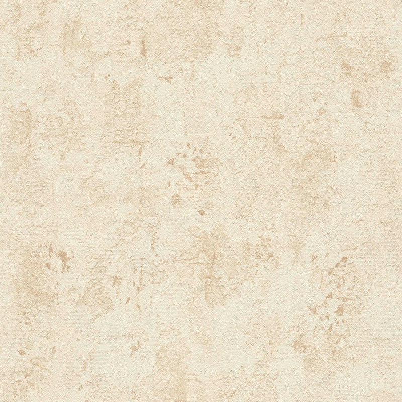 Wallpaper with plaster look and texture in warm tones, 1366215 AS Creation