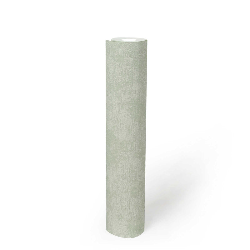 Wallpaper with plaster texture, green Tapetenshop.lv