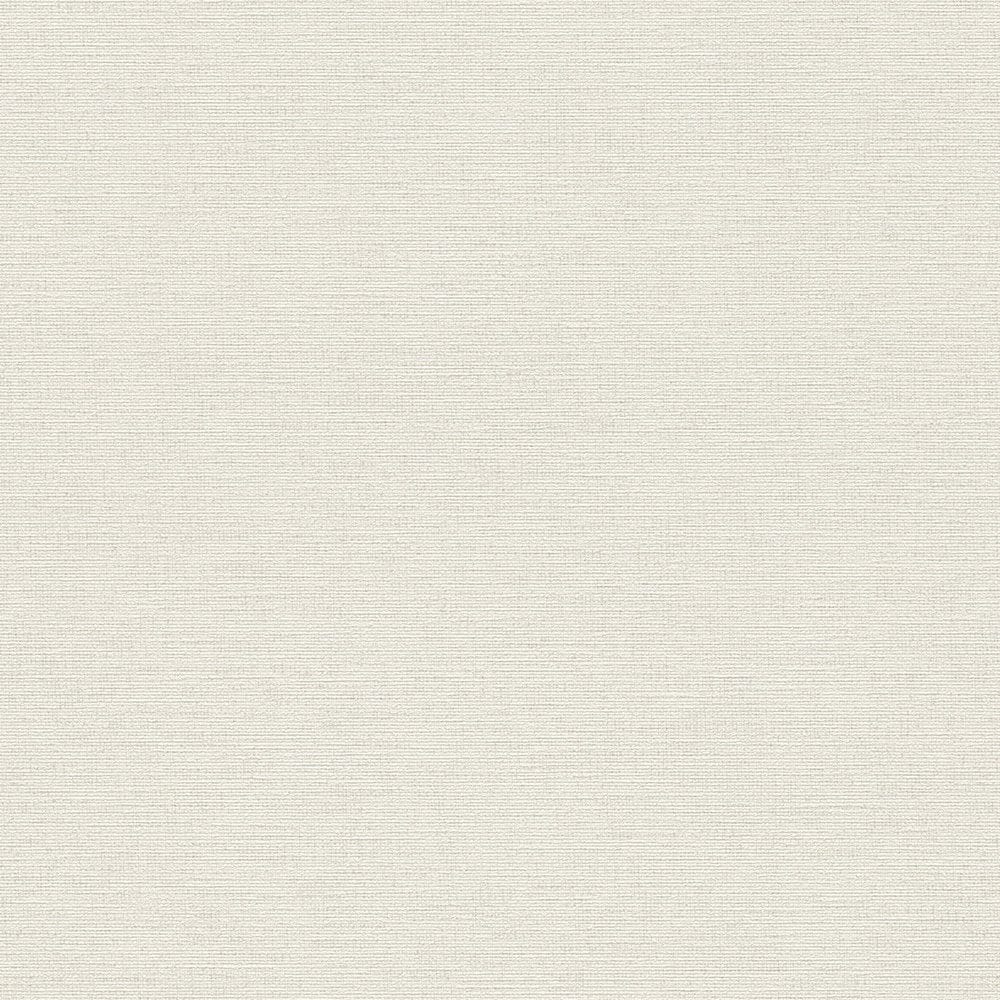 Baltas tapetes ar auduma izskatu gaiši dabīgā baltā krāsā, 306882 AS Creation