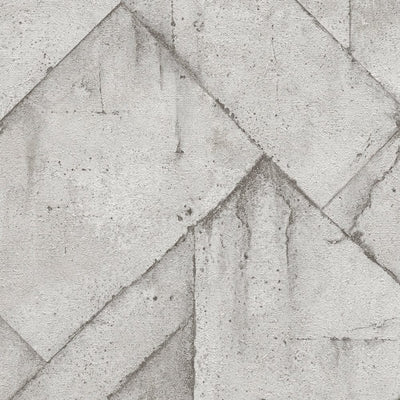 Tapetes ar betona imitāciju pelēkā krāsā, 1341105 AS Creation