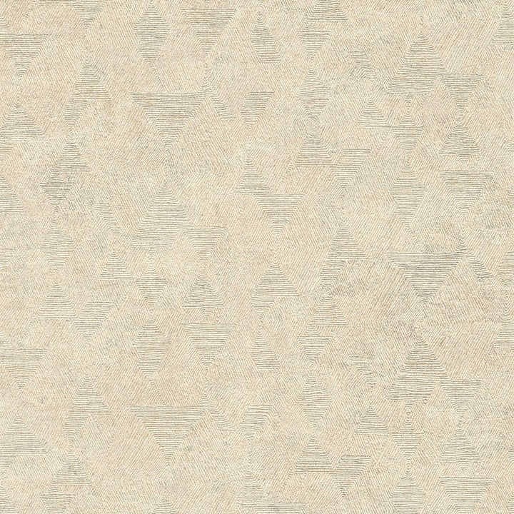 Tapetes ar ģeometrisku rakstu bēšā krāsā - 1363646 AS Creation