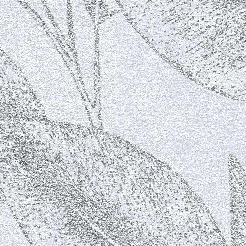 Tapetes ar lapām vintāža stilā, pelēkā krāsā AS 378362 AS Creation