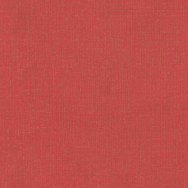 Wallpaper with linen texture in red - 1363602 AS Creation