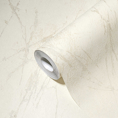 Wallpaper with marble pattern, cream 1366113 AS Creation