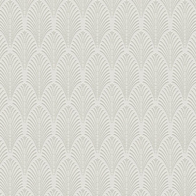 Tapetes ar metālisku dizainu Art Deco stilā, balta, sudraba, 1334071 AS Creation