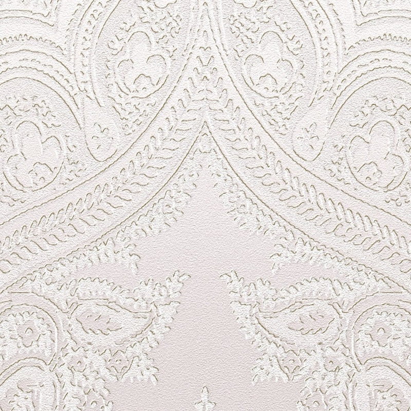 Tapetes ar ornamentu boho stilā rozā krāsā gaišos toņos, 1364014 AS Creation