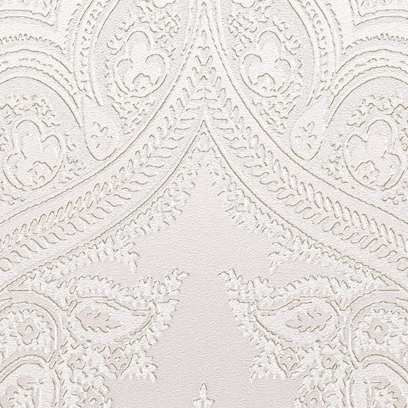 Tapetes ar ornamentu boho stilā rozā krāsā gaišos toņos, 1364014 AS Creation