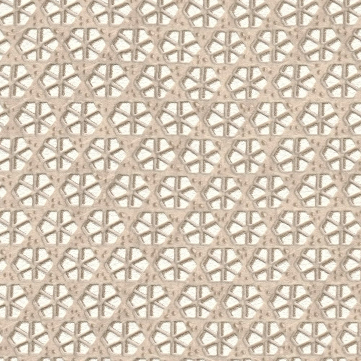 Tapetes ar pinuma rakstu, rotangpalmas izskats, brūnā krāsā, 386303 AS Creation