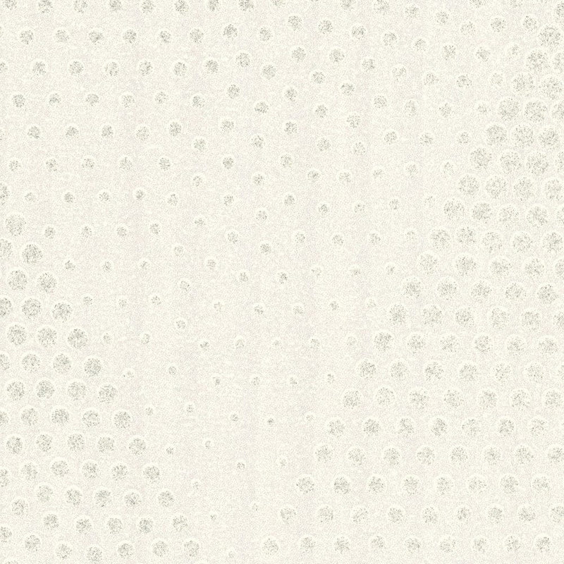 Tapetes ar punktveida rakstu retro stilā ar mirdzuma efektu, baltas 1332660
