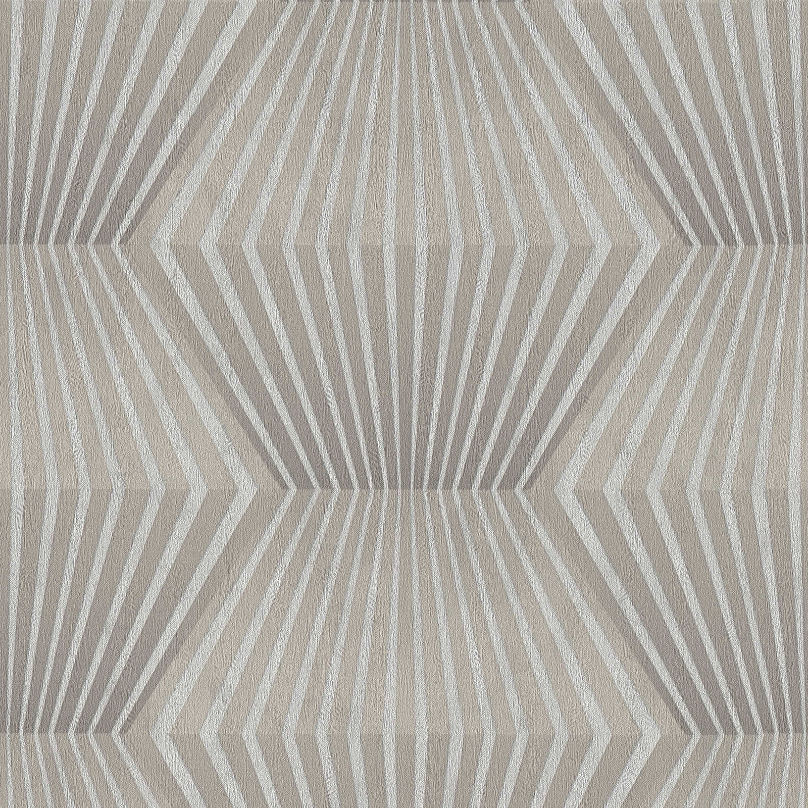 Tapetes ar retro dizainu Art Deco stilā – brūna, pelēka AS 382043 Tapetenshop.lv