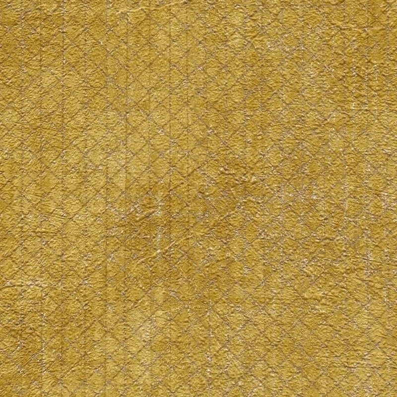 Wallpaper with fine geometric pattern yellow, 1366251 AS Creation