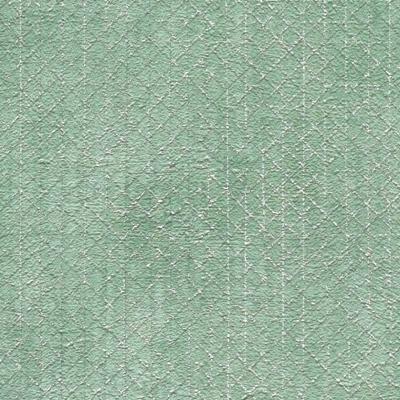 Taustakuva, jolla on hieno geometrinen kuvio vihreällä, 1366250 AS Creation