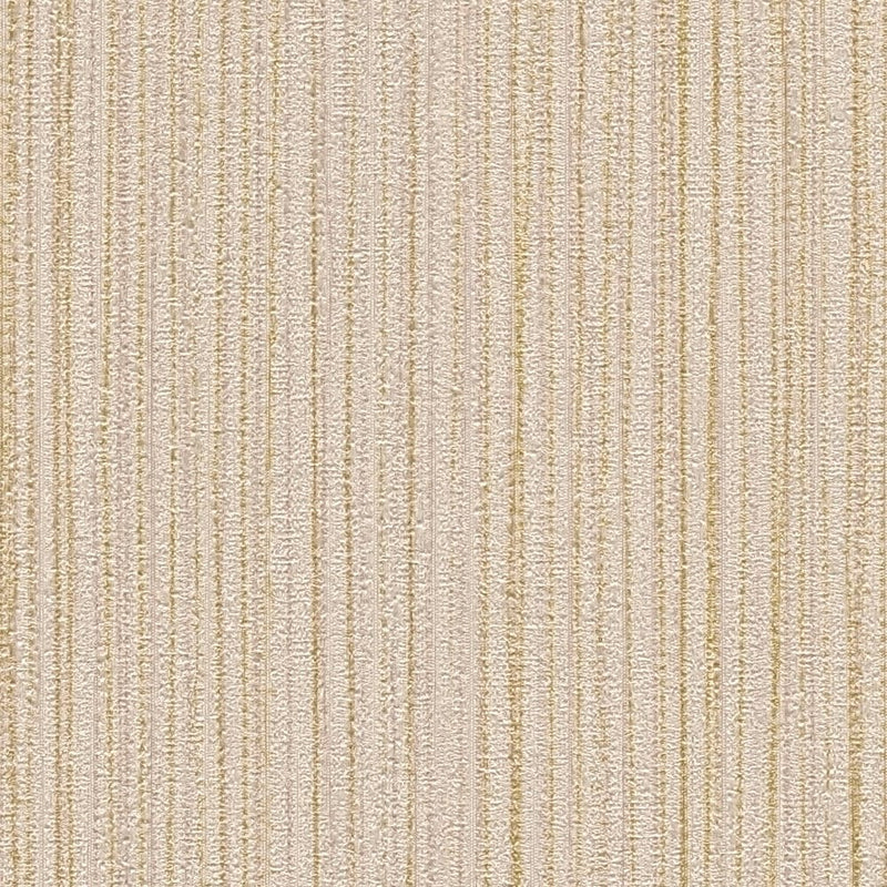 Wallpaper with textile design and line effect in beige, 1366144 AS Creation