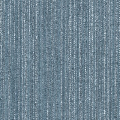 Wallpaper with textile design and line effect in gray -blue, 1366140 AS Creation