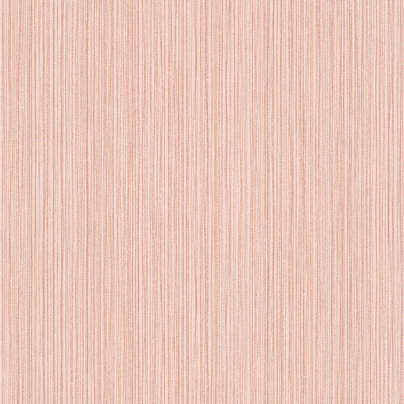 Tapetes ar tekstildizainu un līnijveida efektu rozā toņos, 1366151 AS Creation