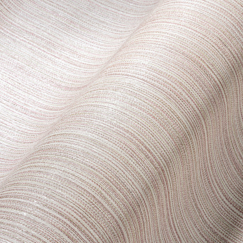 Tapetai su tekstilės dizainu ir linijos efektu purpurine pilka, 1366147 AS Creation