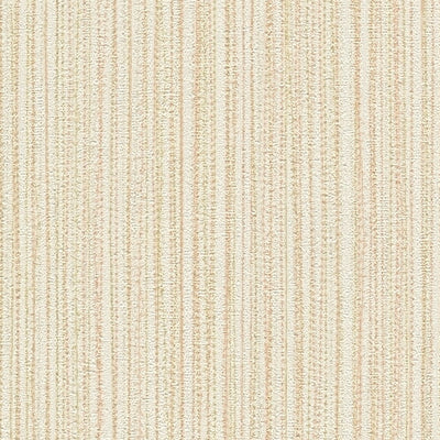 Wallpaper with textile design and line effect golden beige, 1366146 AS Creation