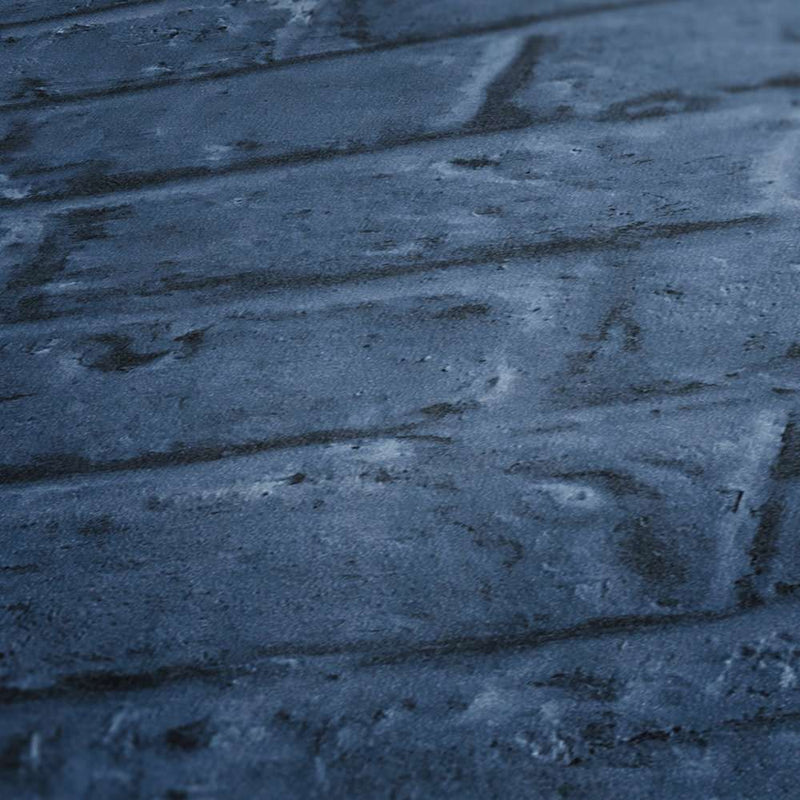 Blue stone wallpapers with a smooth brick look at AS 369123 AS Creation