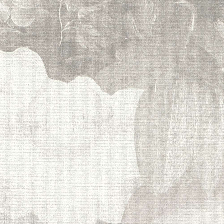 Glezniecības stilā ziedu tapetes, pelēkā krāsā AS 369214 AS Creation