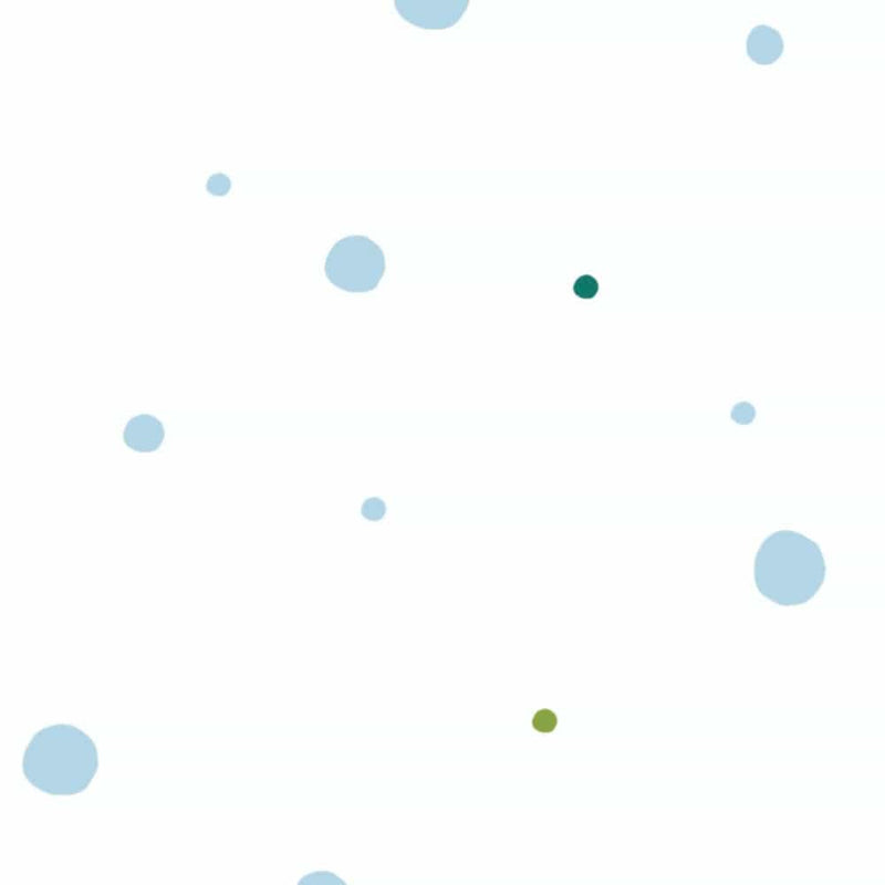 Tapeet lastetoale punktidega - sinine, valge, roheline, 1350351, Ex PVC AS Creation