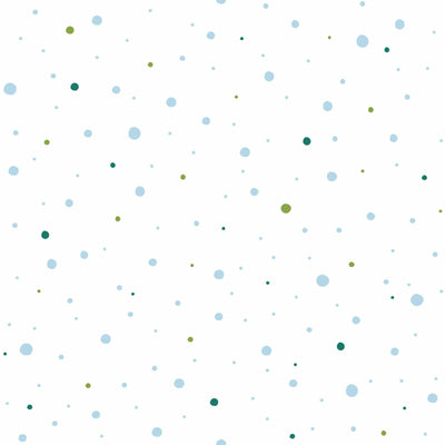 Tapeet lastetoale punktidega - sinine, valge, roheline, 1350351, Ex PVC AS Creation