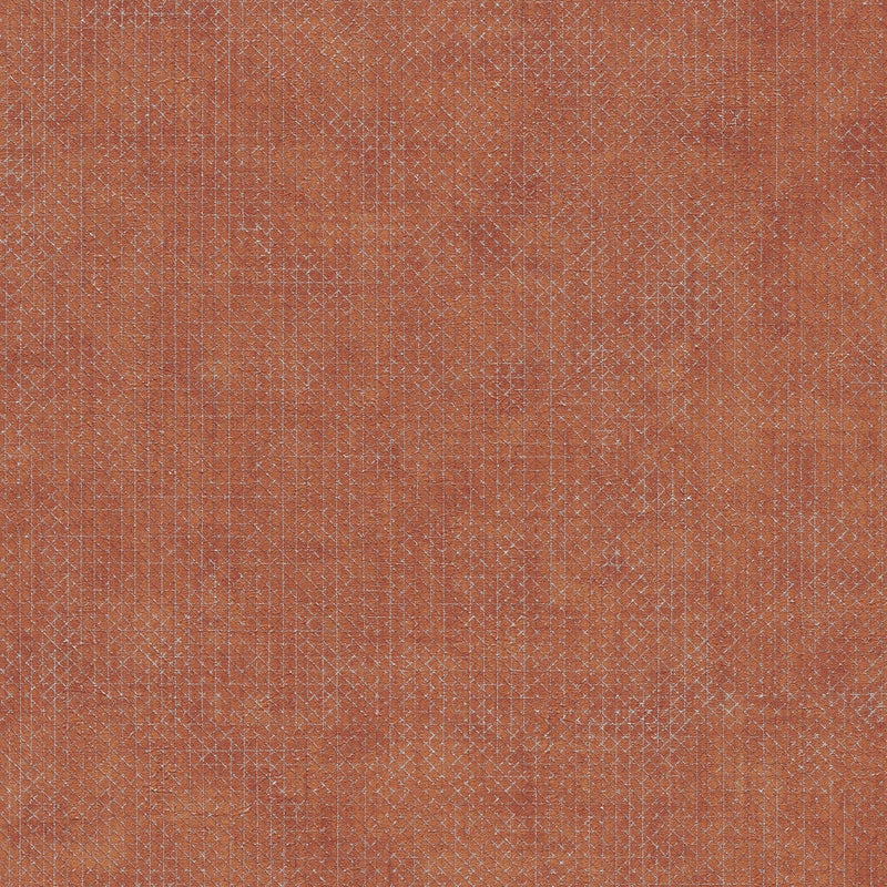 Wallpaper orange with silver line pattern, 1366252 AS Creation