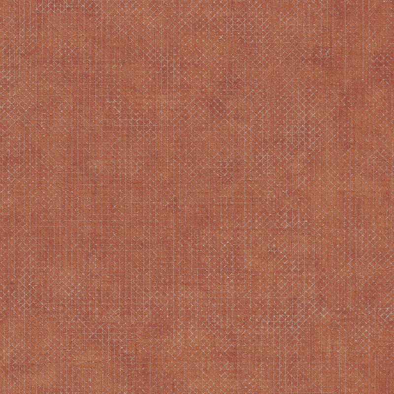 Tapetai oranžiniai su sidabrine linijos raštu, 1366252 AS Creation