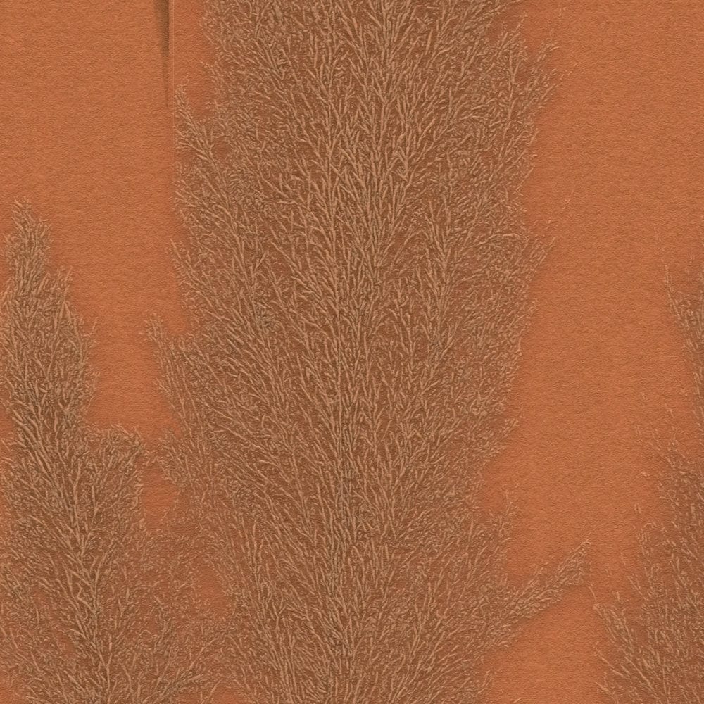 Tapetes Pampa zāles raksts, sarkanbrūnas, 386315 AS Creation