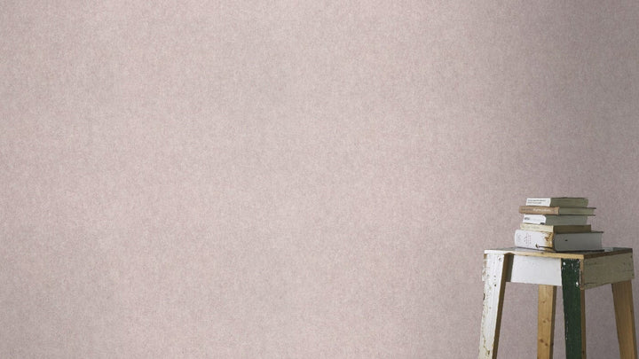 Tapetes RASCH ar dekoratīvu apmetumu siltā violetā krāsā, 617351 RASCH