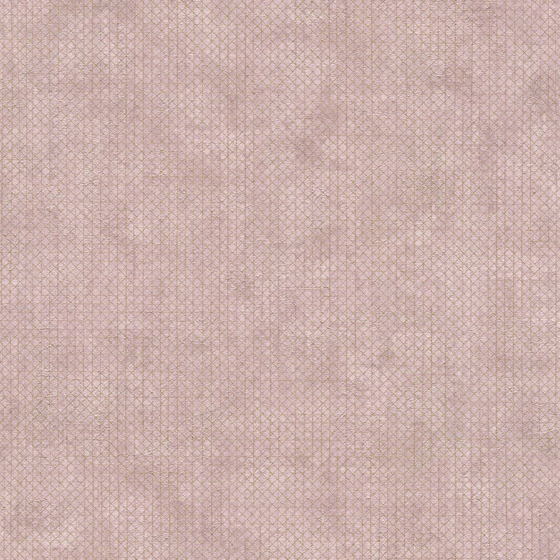 Wallpaper pink with gold line pattern, 1366247 AS Creation