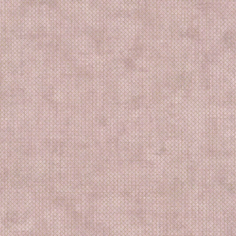 Tapetai rožiniai su auksinės linijos raštu, 1366247 AS Creation